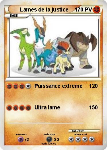 Pokemon Lames de la justice