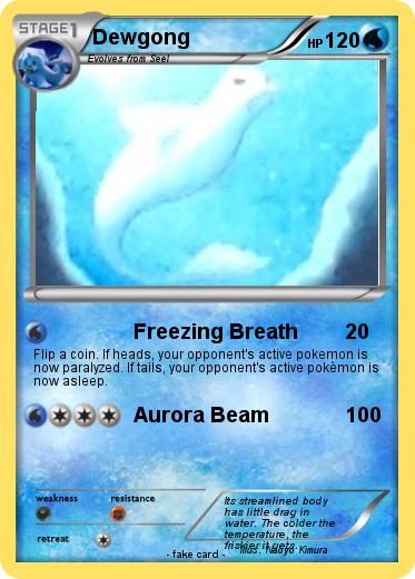 Pokemon Dewgong
