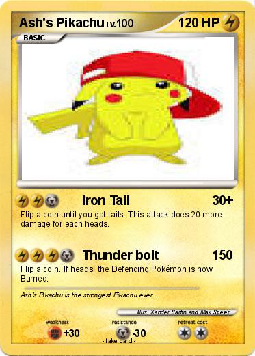 Pokemon Ash's Pikachu