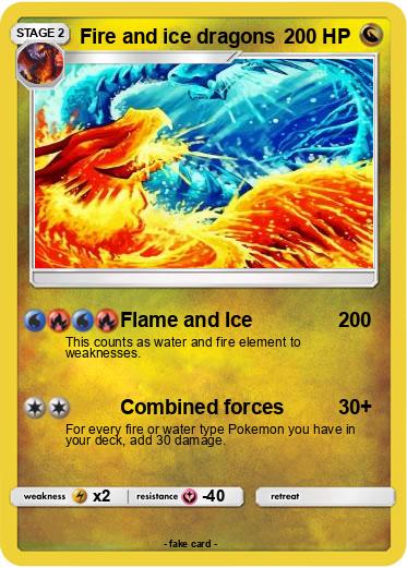 Pokemon Fire and ice dragons