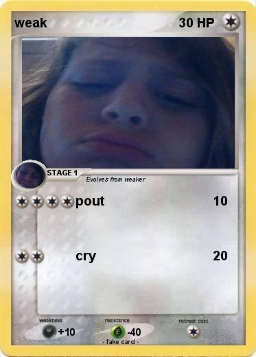 Pokemon weak