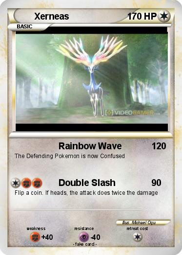 Pok mon Xerneas 87 87 Rainbow Wave My Pokemon Card