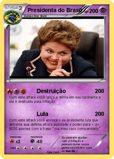 Pokemon Presidenta do Brasil