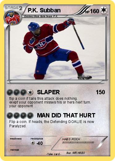 Pokemon P.K. Subban