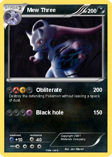 Pokemon Mew Three