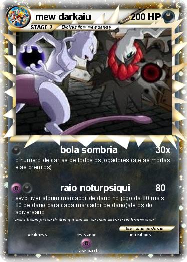 Pokemon mew darkaiu