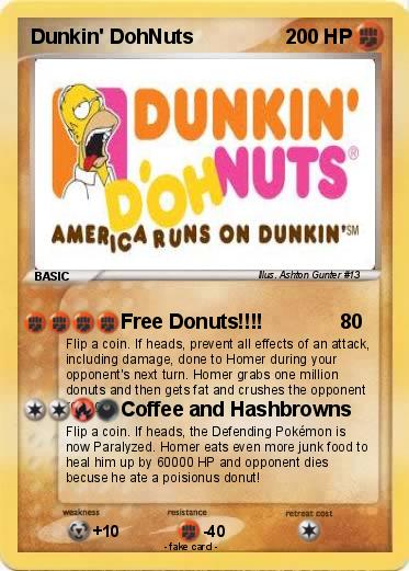 Pokemon Dunkin' DohNuts