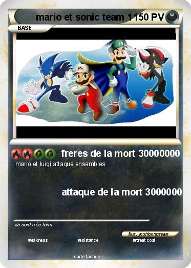 Pokemon mario et sonic team 1