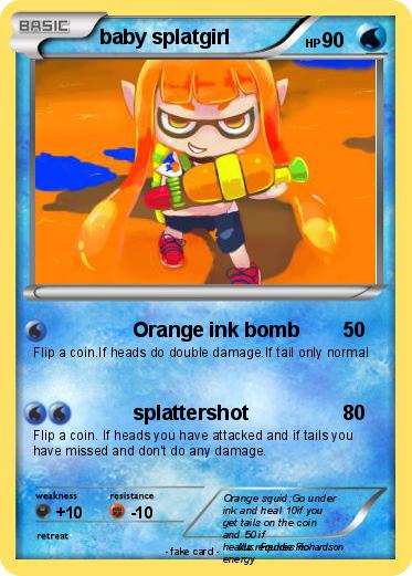 Pokemon baby splatgirl