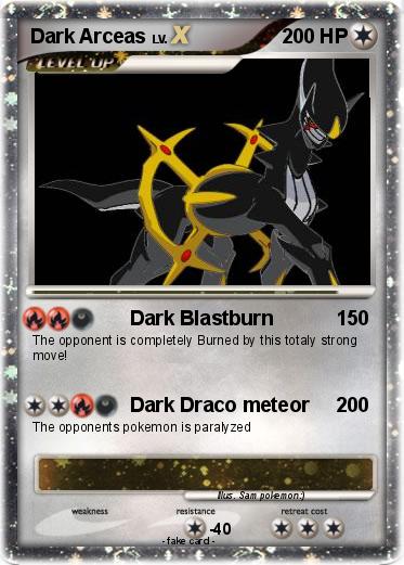 Pokemon Dark Arceas