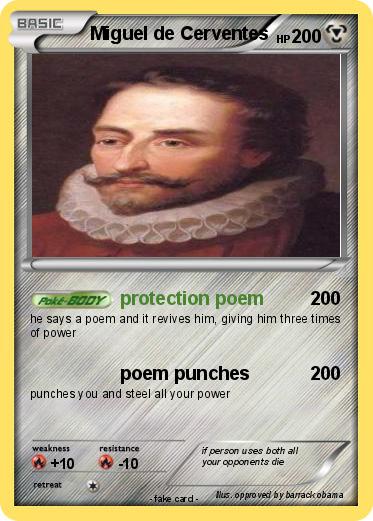 Pokemon Miguel de Cerventes