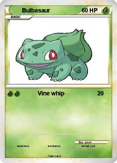 Pokemon Bulbasaur