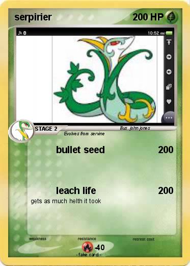 Pokemon serpirier