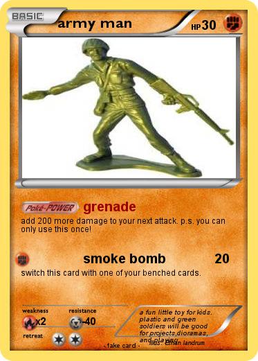 Pokemon army man