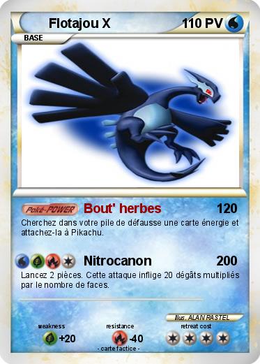Pokemon Flotajou X