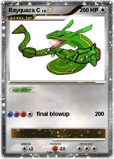 Pokemon Rayquaza C