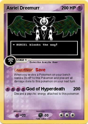 Pokemon Asriel Dreemurr