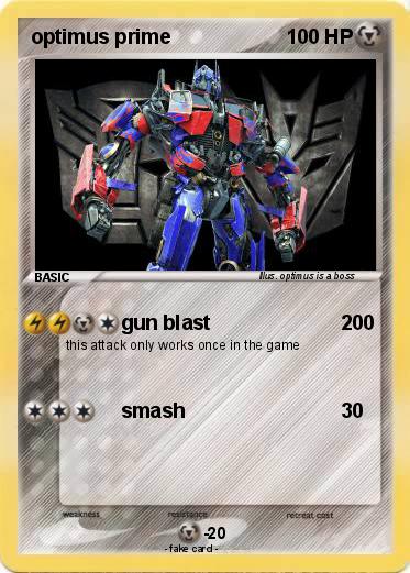 Pokemon optimus prime