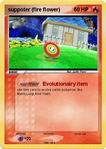 Pokemon suppoter (fire flower)