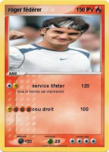 Pokemon roger fédérer
