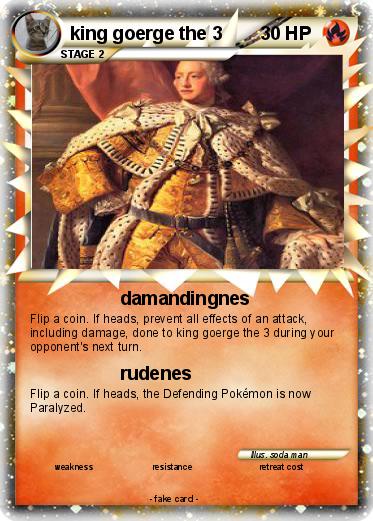 Pokemon king goerge the 3
