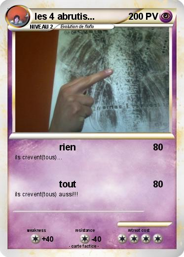 Pokemon les 4 abrutis...
