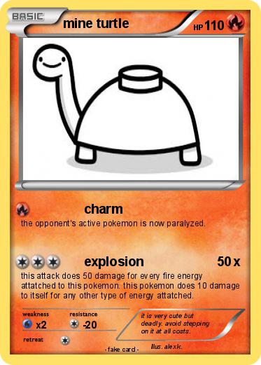 Pokemon mine turtle