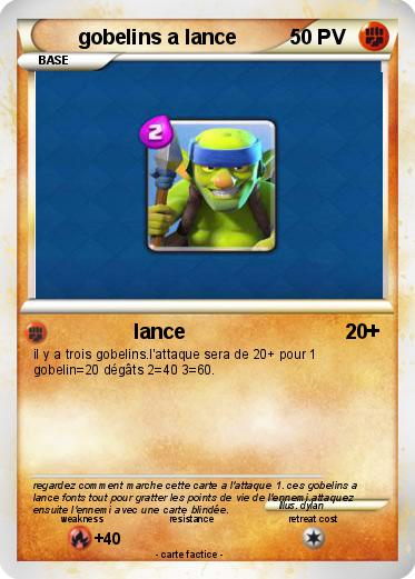 Pokemon gobelins a lance
