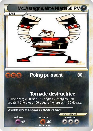 Pokemon Mc.Astagne,élite Niark