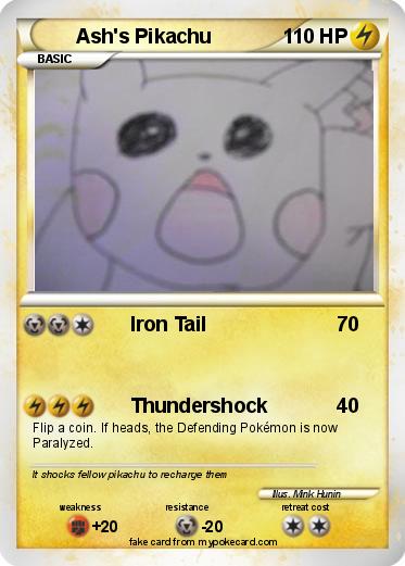 Pokemon Ash's Pikachu