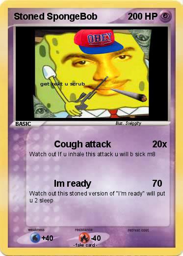 Pokemon Stoned SpongeBob