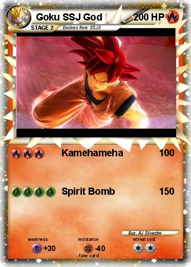 Pokemon Goku SSJ God
