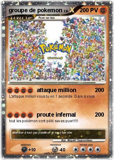Pokemon groupe de pokemon