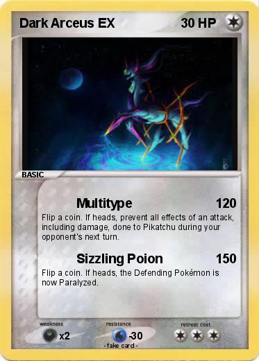 Pokemon Dark Arceus EX