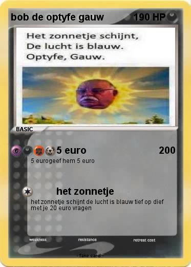 Pokemon bob de optyfe gauw
