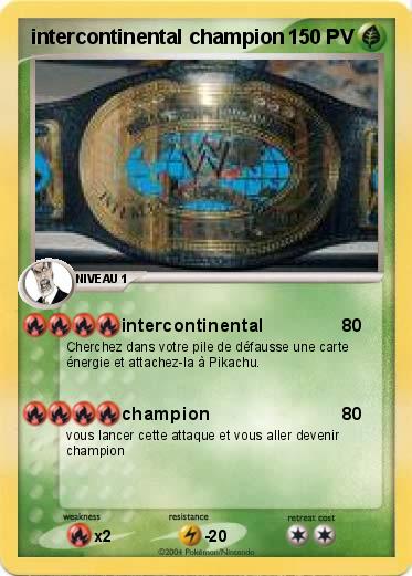 Pokemon intercontinental champion