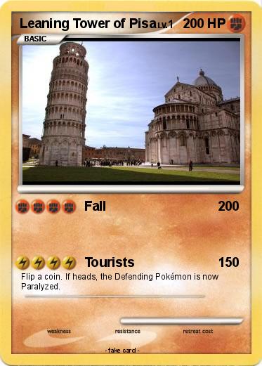 Pokemon Leaning Tower of Pisa
