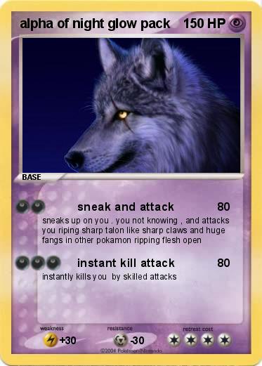 Pokemon alpha of night glow pack