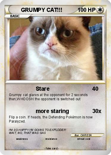 Pokemon GRUMPY CAT!!!