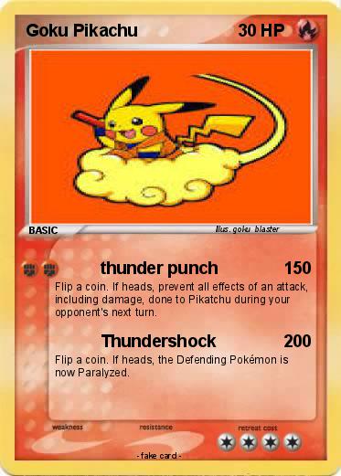 Pokemon Goku Pikachu