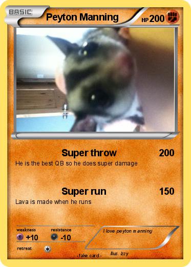 Pokemon Peyton Manning