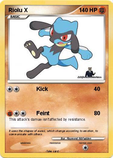 Pokemon Riolu X