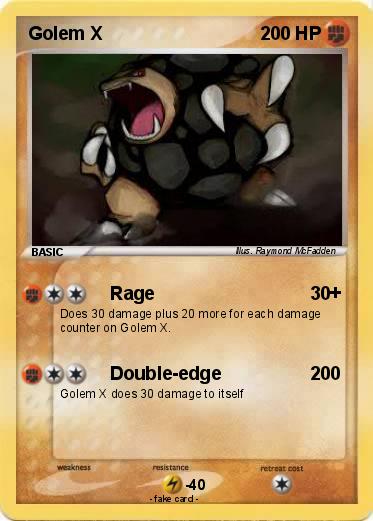 Pokemon Golem X