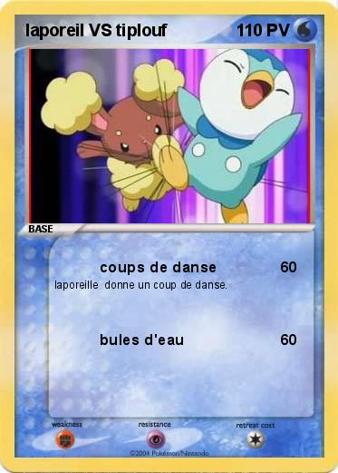 Pokemon laporeil VS tiplouf