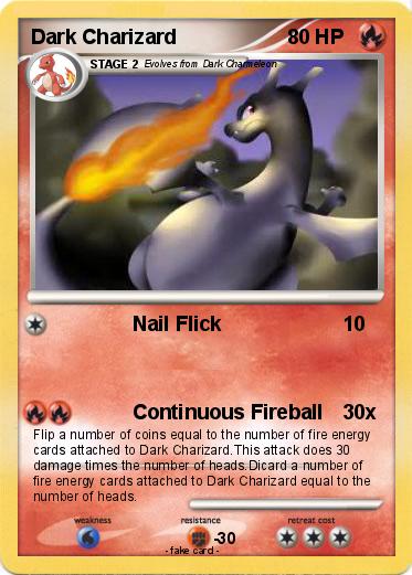 Pokemon Dark Charizard