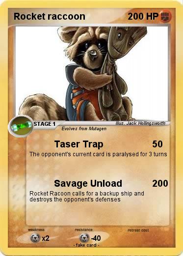 Pokemon Rocket raccoon