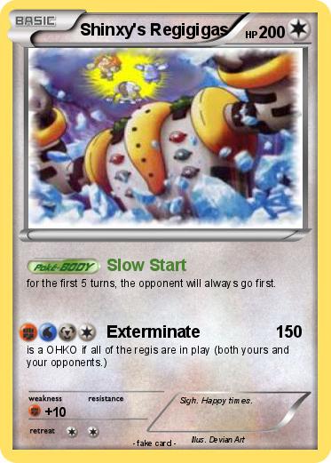 Pokemon Shinxy's Regigigas