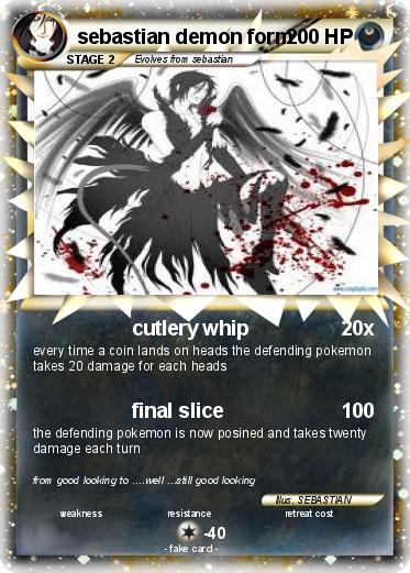 Pokemon sebastian demon form