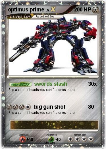 Pokemon optimus prime