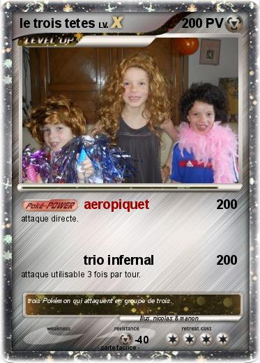 Pokemon le trois tetes